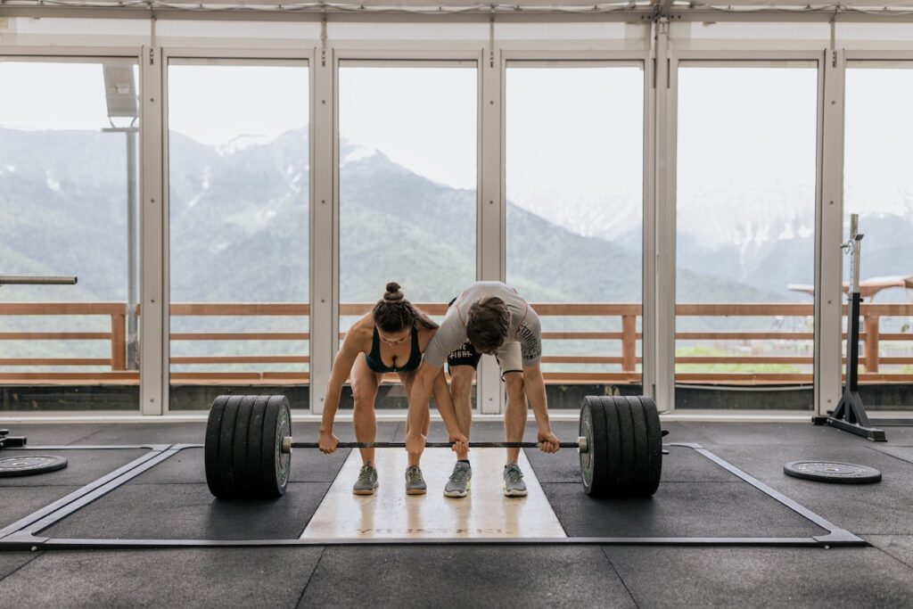 Training with a friend