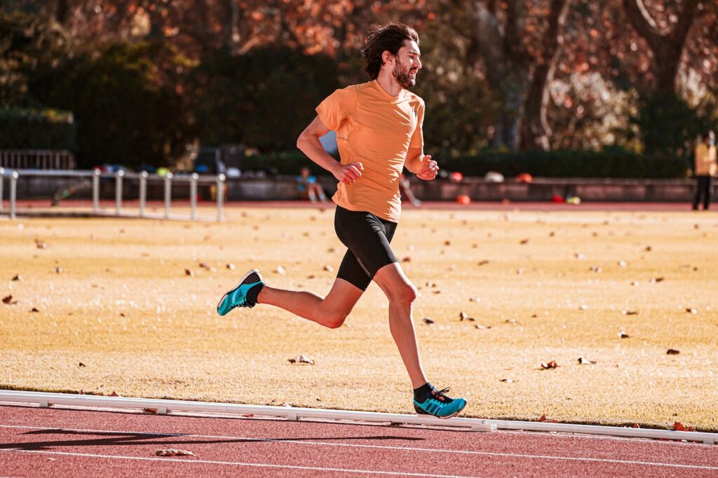 running clothes and shoes