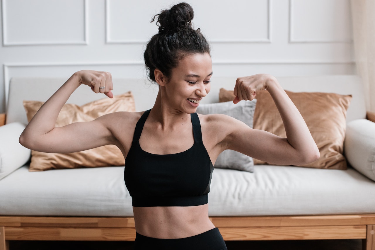 how to get arms in shape at home