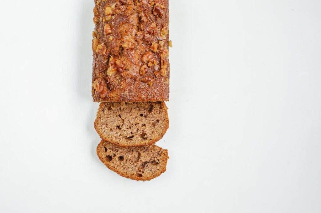 gluten free banana bread with buckwheat flour