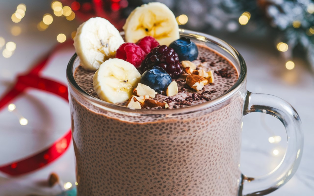 How to Make Hot Chocolate Chia Pudding