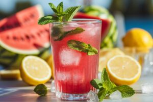 Watermelon Mint Lemonade