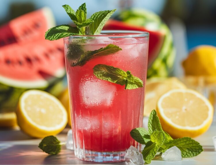 Watermelon Mint Lemonade