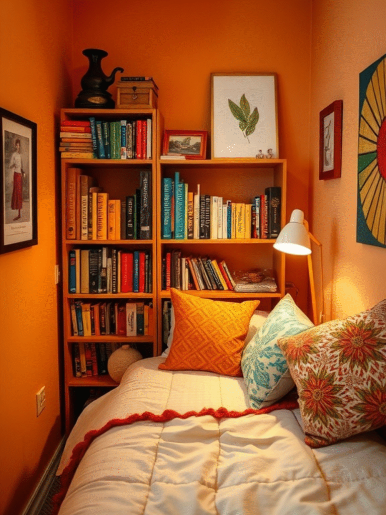 Cozy Wall Decor And Bedroom Books