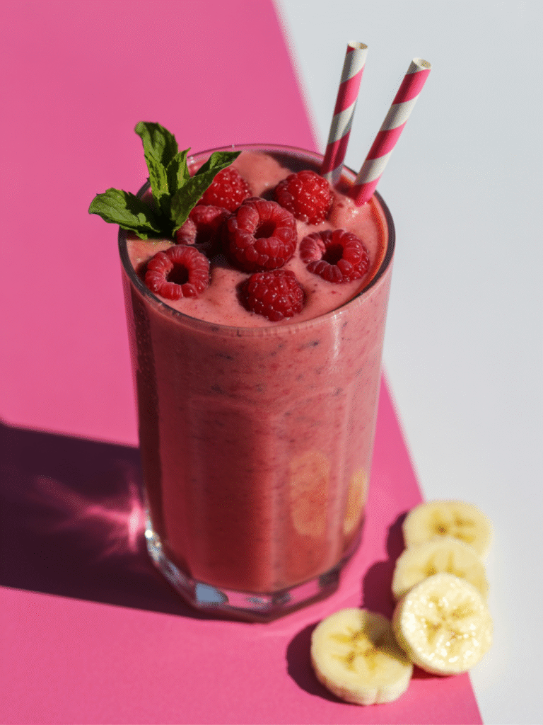 Summer Smoothie Recipes: Raspberry Banana Smoothie