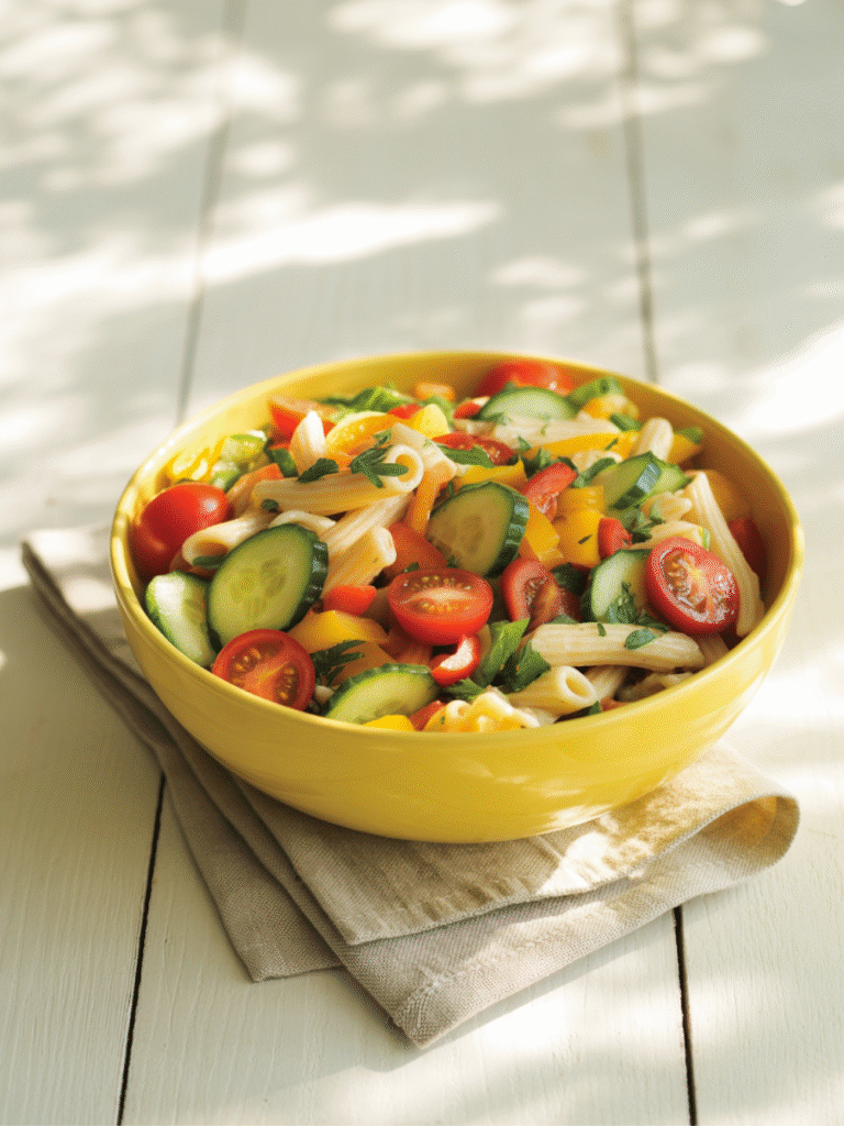 Summer Favorite Pasta Salad Recipe Cold Easy Healthy
