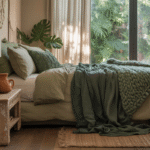 Boho Bedroom Green