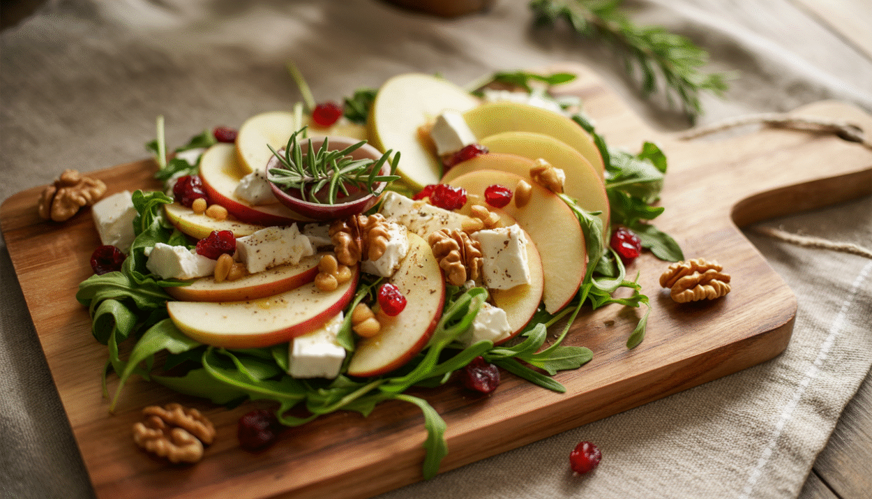Honeycrisp Apple and Feta Salad