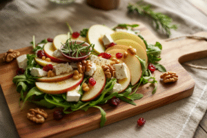 Honeycrisp Apple and Feta Salad