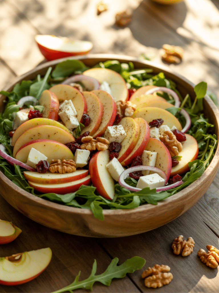 Honeycrisp Apple and Feta Summer Salad