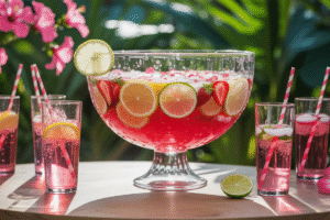 Pink Lemonade Punch Non Alcoholic
