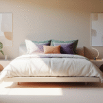 Colorful Minimalist Bedroom Decor
