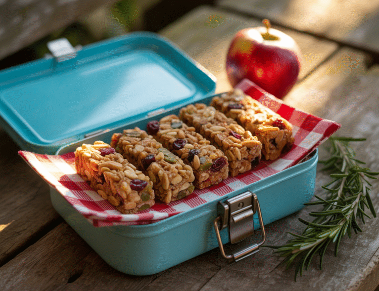 Healthy Homemade Trail Mix Granola Bars