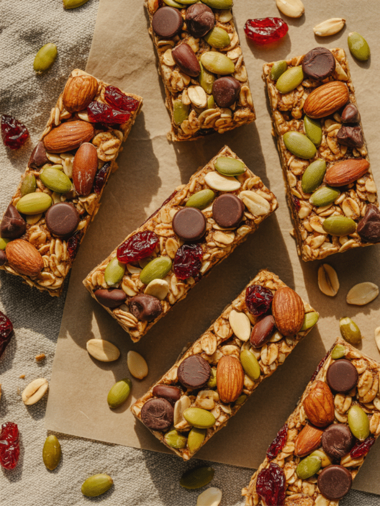 How to Make Trail Mix Granola Bars