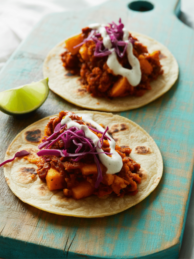 Spicy Chipotle Potato Tacos