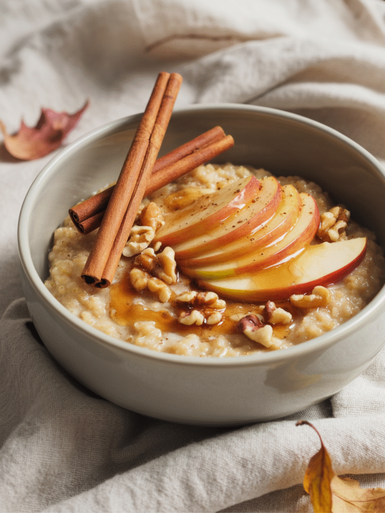Apple Cinnamon Quinoa Porridge