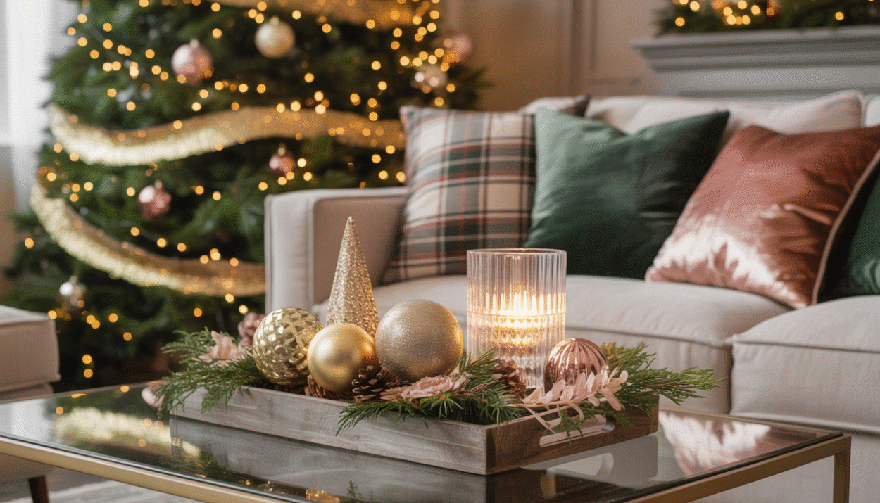 Christmas Coffee Table Decor Ideas to Elevate Your Living Room