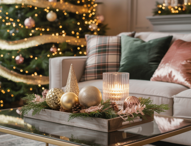 Christmas Coffee Table Decor Ideas to Elevate Your Living Room
