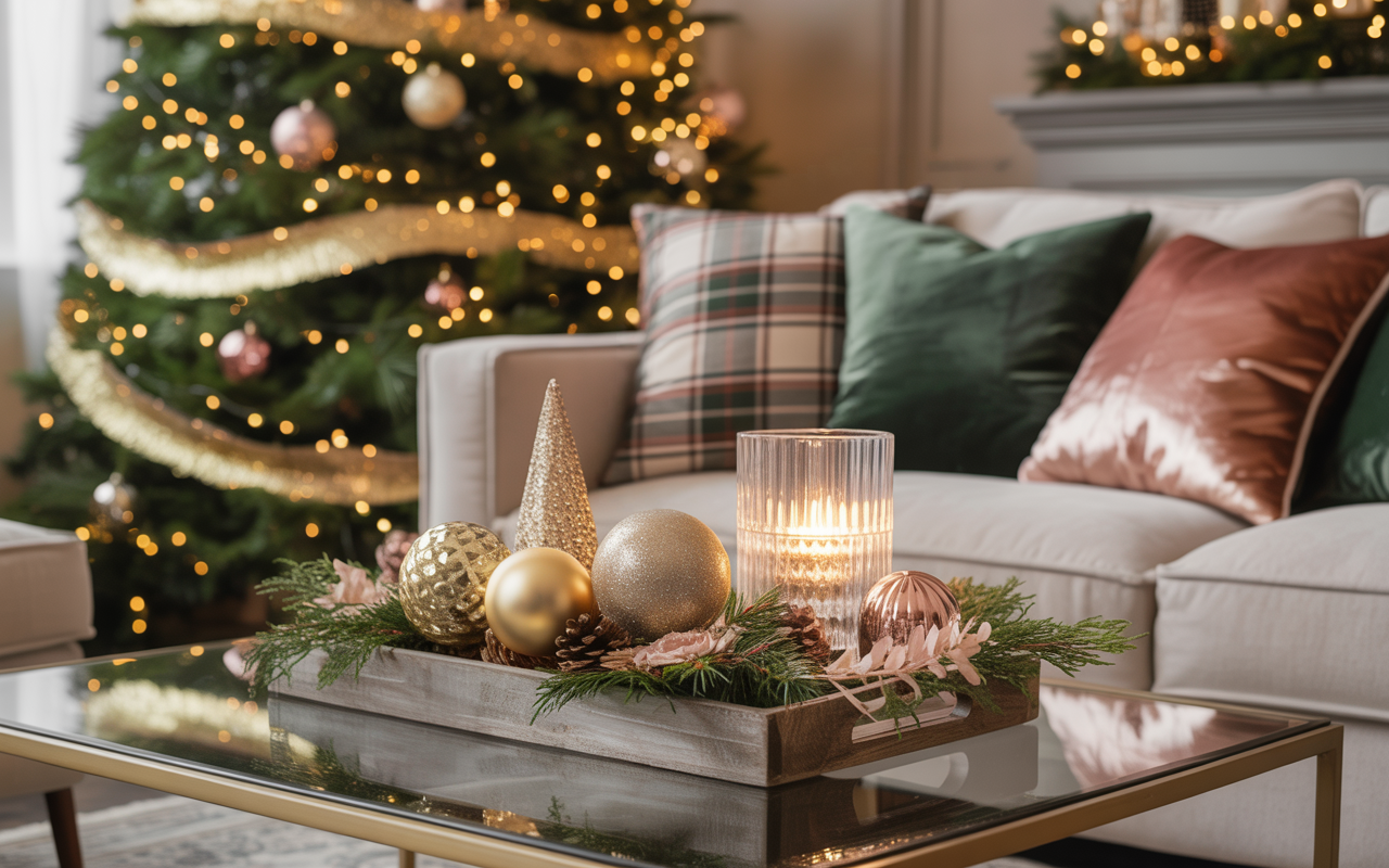 Christmas Coffee Table Decor Ideas to Elevate Your Living Room