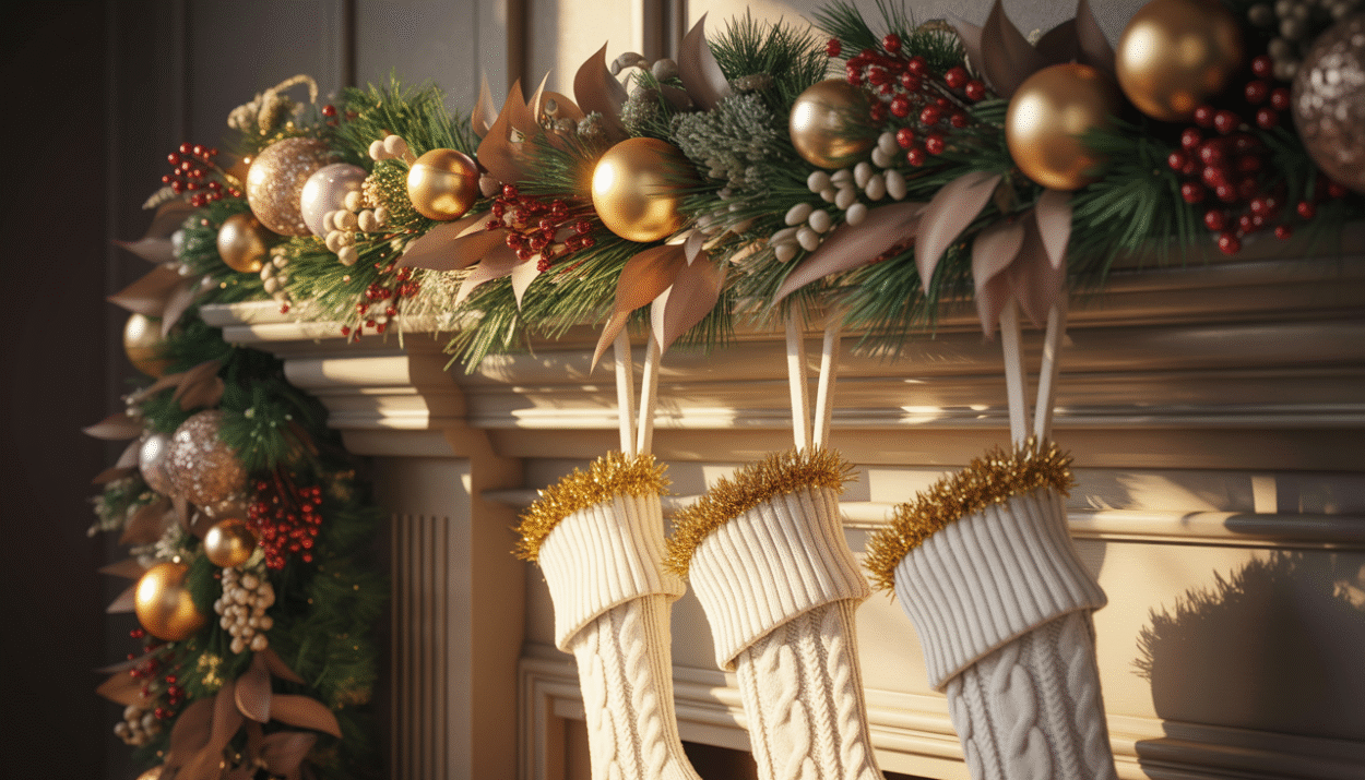 Christmas Fireplace Decor