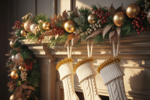 Christmas Fireplace Decor