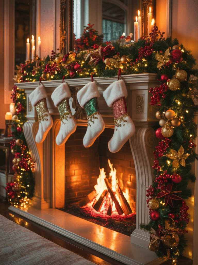 Fireplace Decor Ideas to Create a Warm Holiday Glow