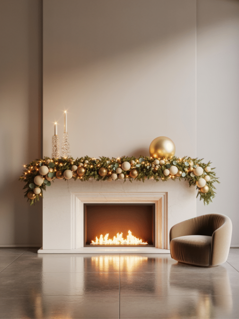 Luxury Christmas Mantel