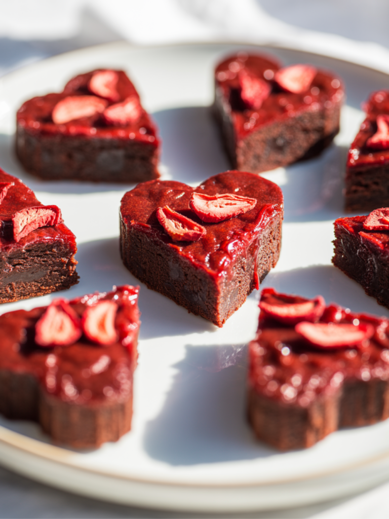 Healthy Red Velvet Brownies
