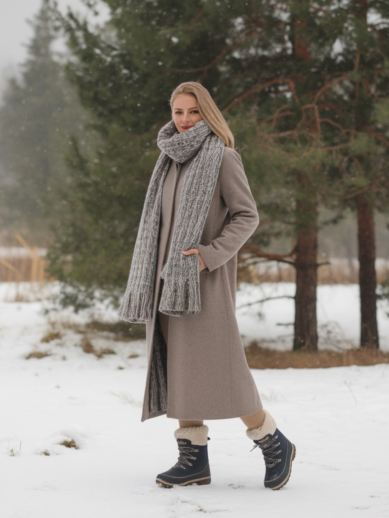 Scandinavian-Inspired Winter Looks for Snowy Weather