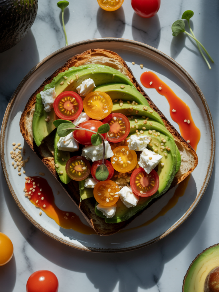 Avocado Toast With Toppings