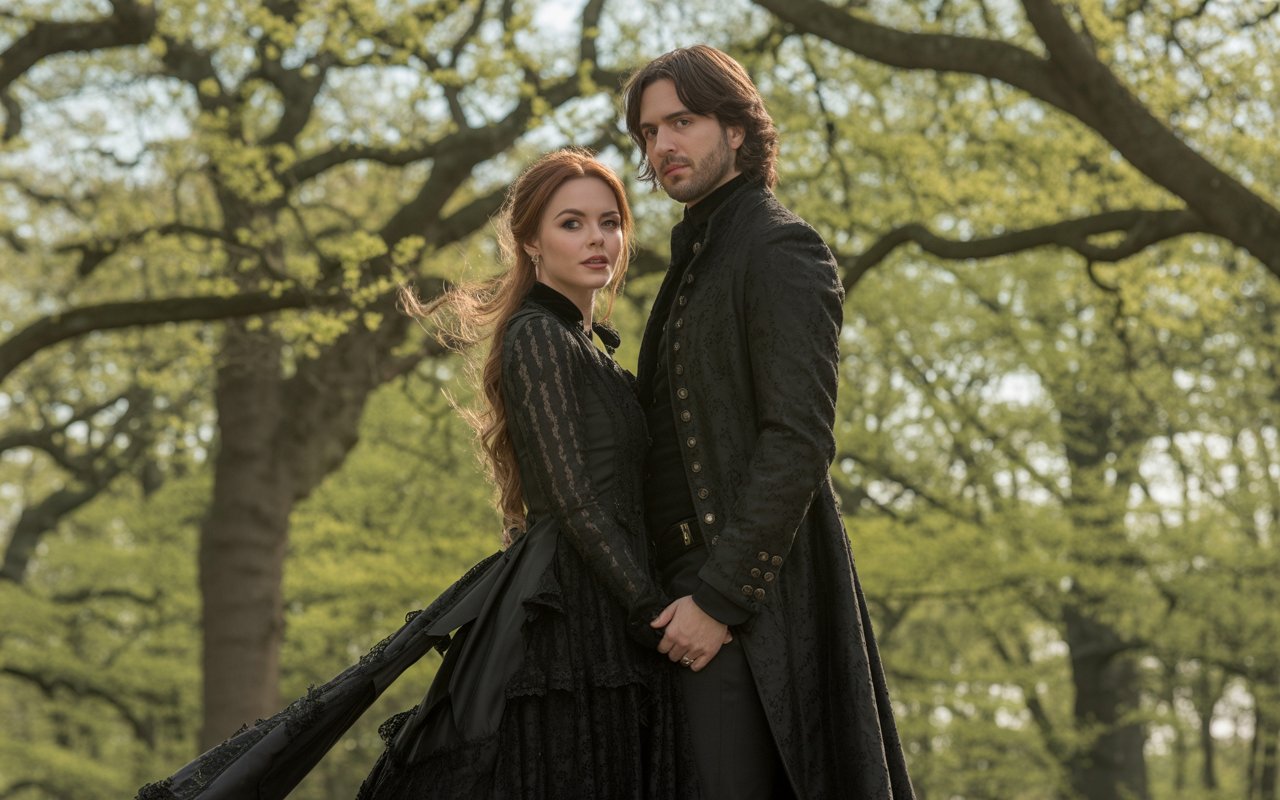 Dark Romance Couple Outfits for Spring