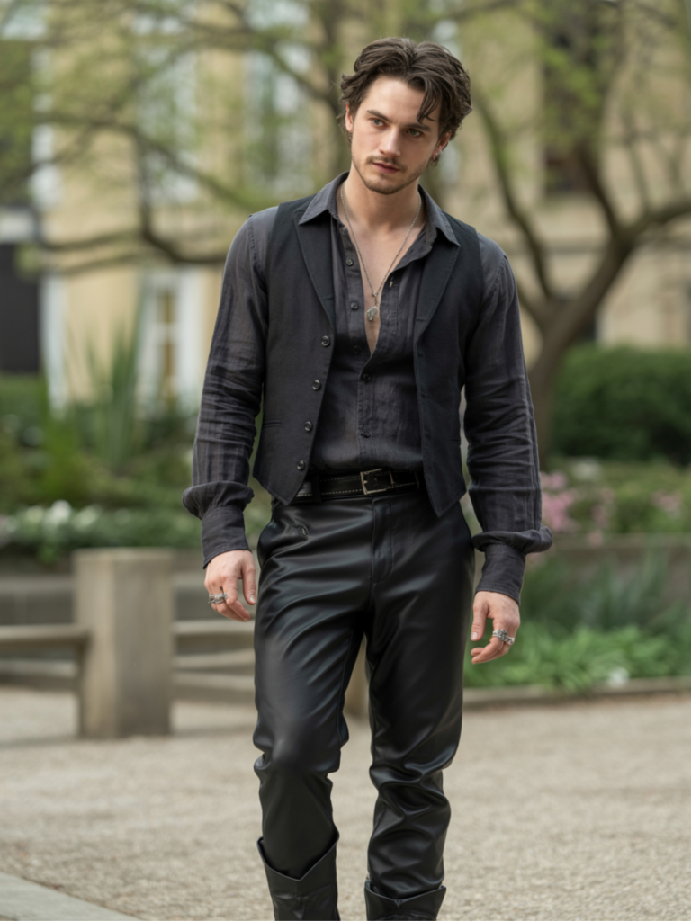 Spring Dark Romance Style for Men