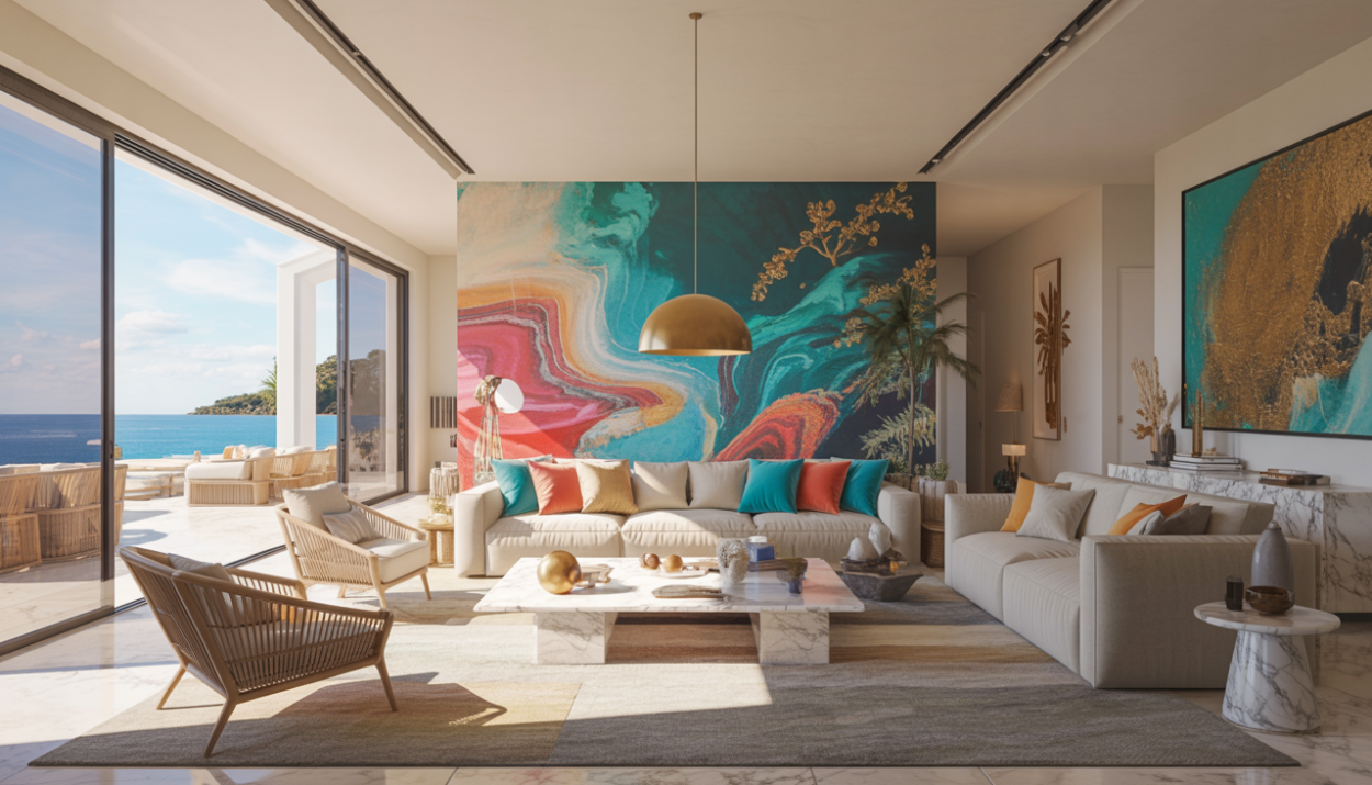 Contemporary Coastal Living Room