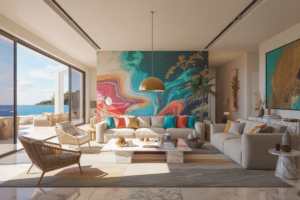 Contemporary Coastal Living Room