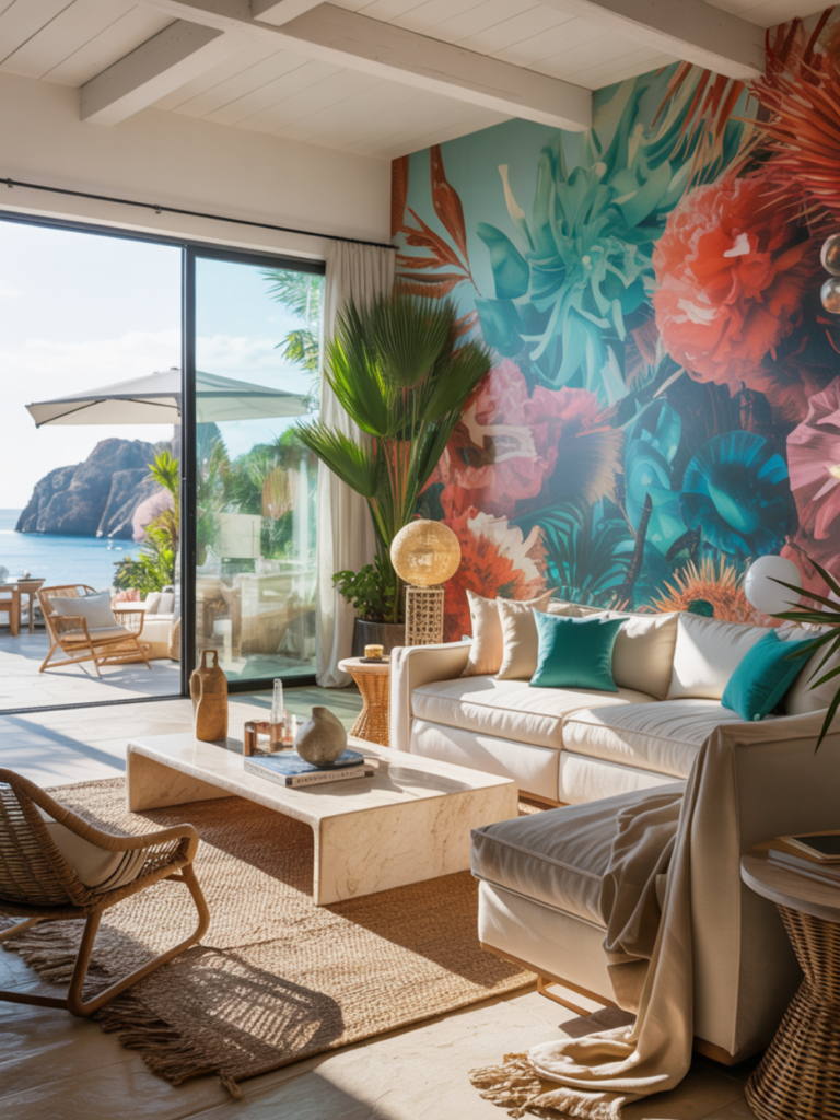 Modern Contemporary Coastal Living Room