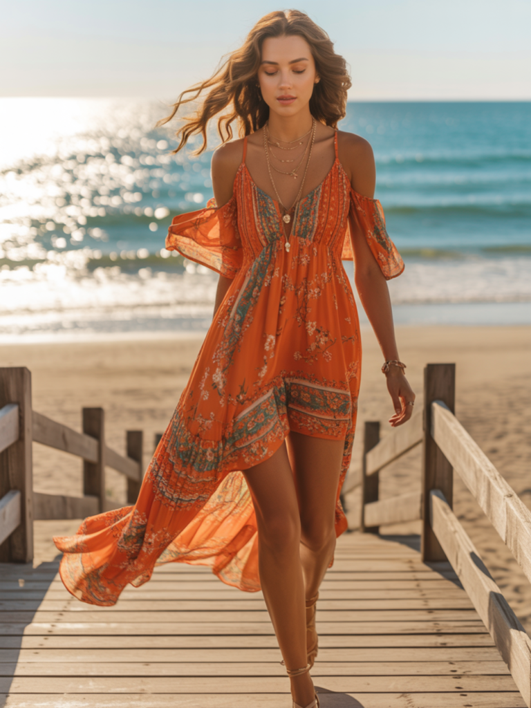 Floral Boho Beach Dresses That Feel Effortlessly Summer-Ready